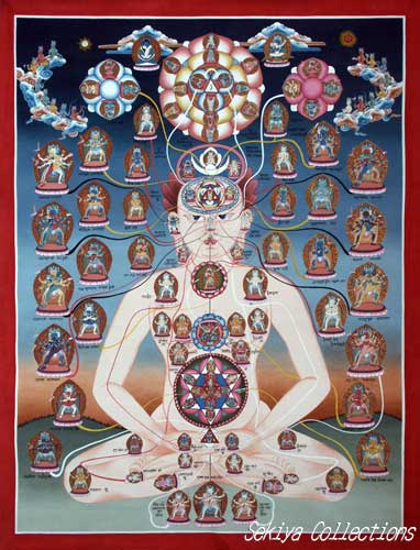 My Collections 《 チベット密教 1点物 》 手描き 曼荼羅 マハーカーラ