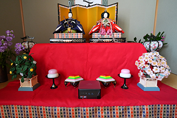 折鶴盆栽 (ソメイヨシノ) 7色変化LED貼付 （サクラ園芸品種